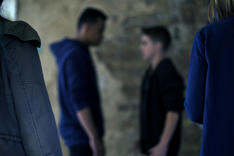 two young men out of correctional